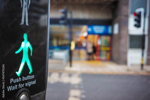Green man pedestrian traffic lights are being ignored in the city
