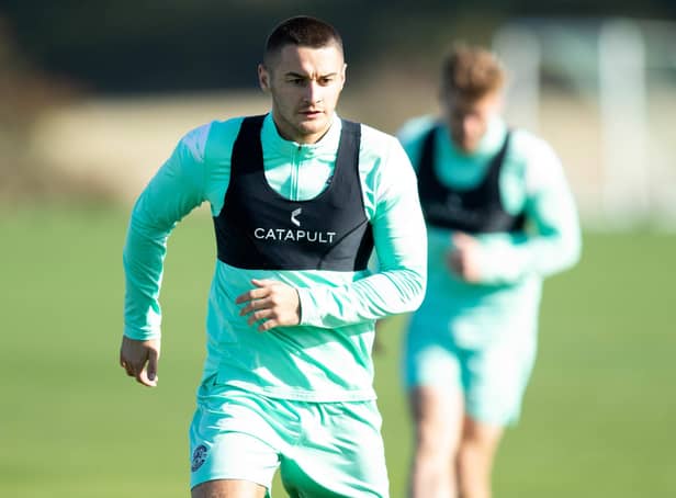 Kyle Magennis is in contention for a place in the Hibs team for this weekend's clash with Motherwell. Picture: Craig Brown / SNS