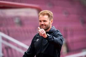 Hearts manager Robbie Neilson is delighted to sign Lawrence Shankland.