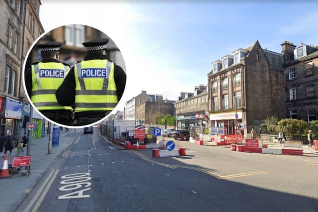 A man has been arrested following an assault on Leith Walk in Edinburgh.