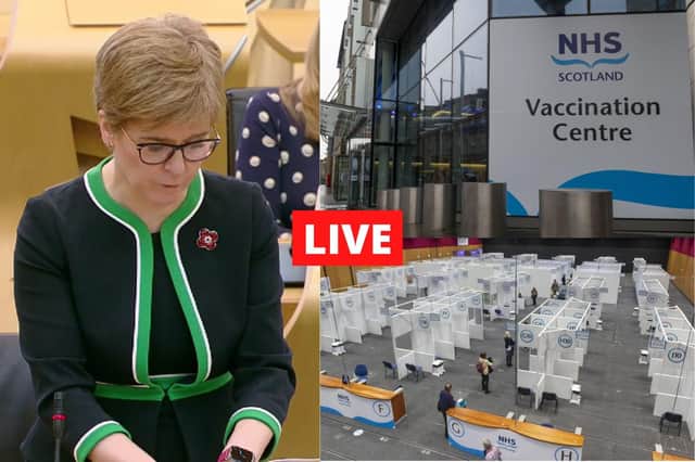 Coronavirus news live as two mass vaccination centres open in Edinburgh and Aberdeen picture: JPI Media