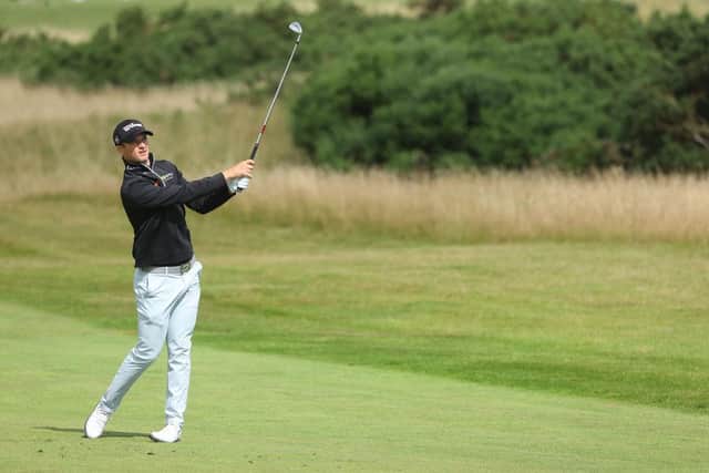 David Law on his way to a bogey-free 66 in the penultimate round of the Hero Open at Fairmont St Andrews. Picture: Andrew Redington/Getty Images.