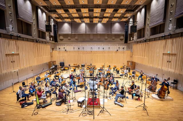 Scottish composer and conductor Blair Mowat worked with the RSNO on the soundtrack of Sky's forthcoming yuletide ghost story The Amazing Mr Blunden. Picture: Lorimer Macandrew