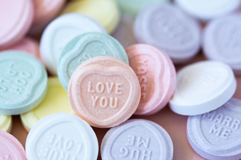 Sweets like the always-popular Love Hearts are staple of Valentine's Day but many brands, particularly the sugar-free variety, can contain xylitol. This artificial sweetener is toxic to dogs and can result in low blood sugar and even liver failure if they eat it. Symptoms, including vomiting and seizures, usually start around half an hour after a dog has eaten the dangerous substance.