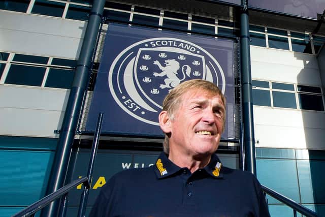 Kenny Dalglish will be right behind Scotland against England.