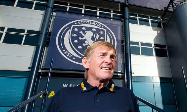 Kenny Dalglish will be right behind Scotland against England.