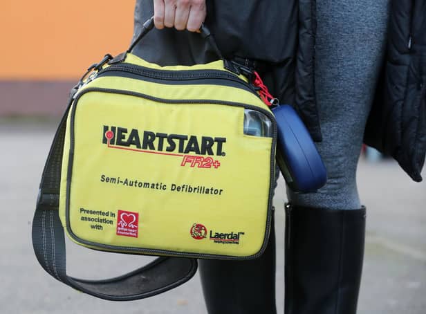 A defibrillator can mean the difference between life and death for someone suffering cardiac arrest