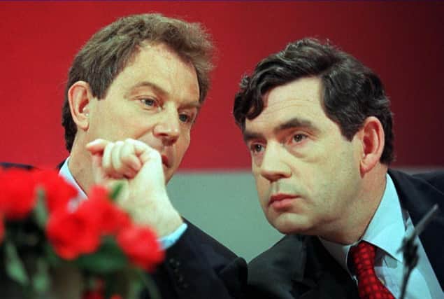 Tony Blair and Gordon Brown shortly before their landslide election victory in 1997 (Picture: Johnny Eggitt/AFP via Getty Images)