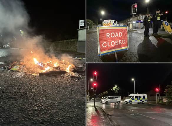 The Niddrie area of Edinburgh was locked down after a serious disturbance on Bonfire Night 2022