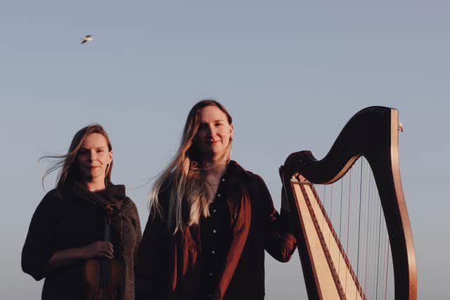 Lauren MacColl and Rachel Newton's Heal & Harrow project, which was inspired by the presecution and execution of women in 16th and 17th century Scotland, was honoured at the MG Alba Scots Trad Music Awards. Picture: Elly Lucas