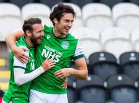 Joe Newell and Martin Boyle have both been absent from the Hibs first-team through injury. Picture: SNS