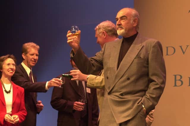 Sir Sean Connery formally opens the Byre Theatre in St Andrews  (Pic: Fife Free Press)
