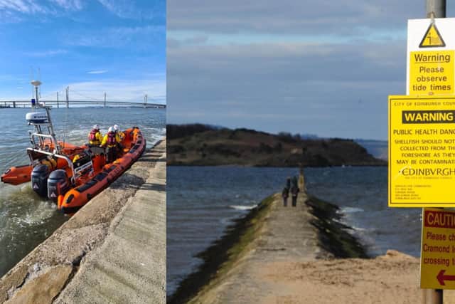 RNLI release plea to public as they are called out every single day this week to Cramond Island