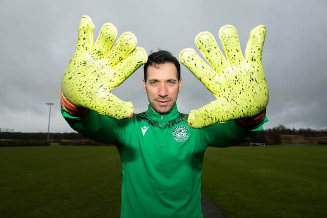 Ofir Marciano is a safe pair of hands for Hibs.