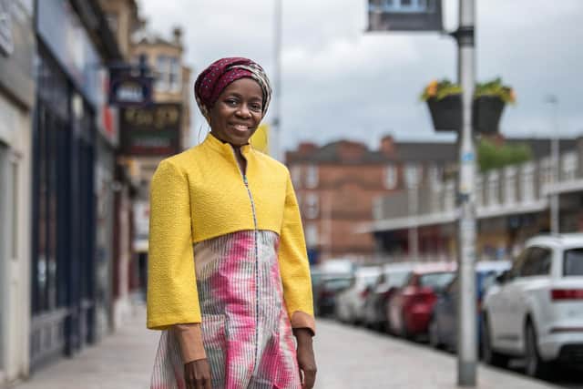 Wezi Mhura, creative producer of the Black Lives Matter Scottish Mural Trail, hopes it will 'help to start the conversations that need to be happening now.' Picture: John Devlin
