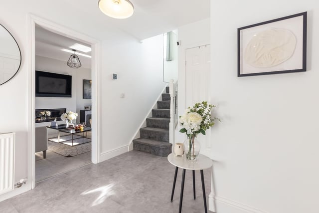 The property is quietly positioned in a cul-de-sac location and finished with beautifully presented interiors.