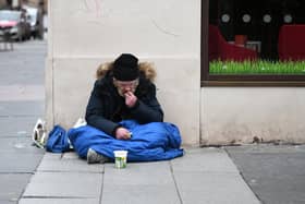 Scotland's homeless people are suffering as temperatures plummet (Picture: John Devlin)