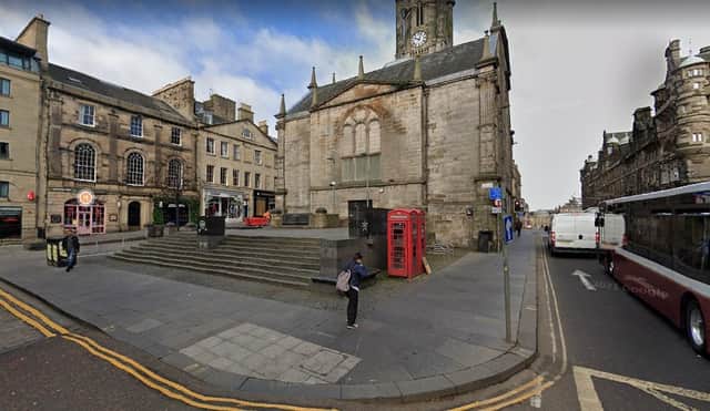 Officers have been dealing with issues in Hunter's Square in Edinburgh (Photo: Google Maps).