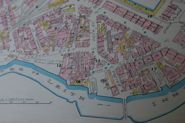 The streets patrolled by the Leith Police in 1892