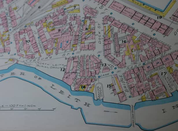 The streets patrolled by the Leith Police in 1892