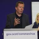 National Clinical Director Jason Leitch at a Scottish Government Covid-19 press conference at St Andrew's House, Edinburgh, in 2021