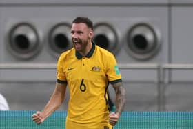 Martin Boyle is in action for Australia on Tuesday night