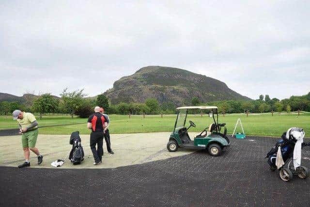 Preston GC sits in the shadow of Arthur's Seat