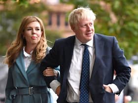 Prime Minister Boris Johnson and his girlfriend Carrie Symonds in September 2019 (Photo: Jeff J Mitchell/Getty Images)