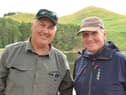 Mike Connet (left) and Jock Kettles won the Scierra Pairs heat at Glencorse with a bag of eight fish weighing 38lb 6oz. Pic: Nigel Duncan