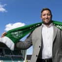 Lee Johnson is unveiled as the new manager of Hibs