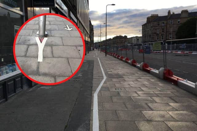 A temporary Leith Walk cycle lane has been refurbished by Edinburgh Council after complaints that it was not safe to ride on.
