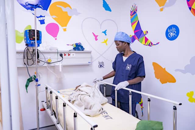 Specially designed facilities make hospital less stressful for young children.