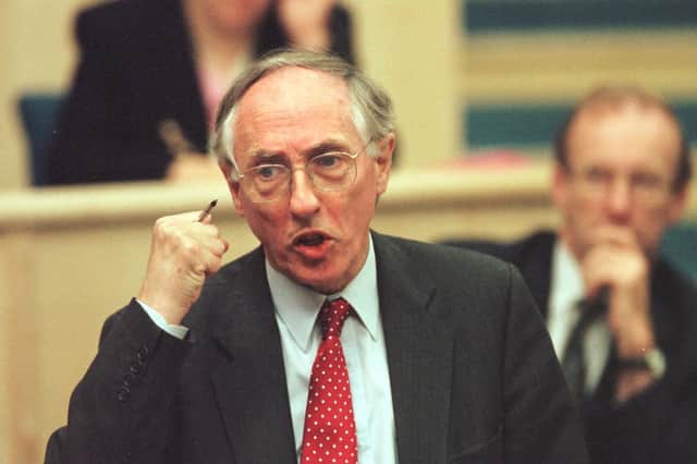 Donald Dewar did not set up a Scottish Parliament for it to be ignored, undermined and overruled (Picture: David Cheskin/PA)