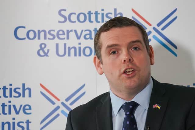 Douglas Ross has changed his stance on Borish Johnson a number of times