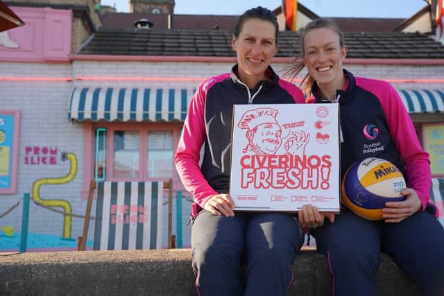 Civerinos and Team Beattie/Coutts will work together to raise awareness around the sport of beach volleyball in Scotland