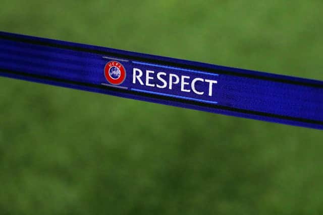 Uefa have set out guidelines for the conclusion of leagues around Europe. Picture: SNS