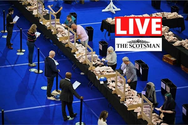 Live updates on Scotland's election count.