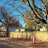 The bollards were installed outside Corstorphine Primary School over the weekend as part of the Corstorphine Connections scheme