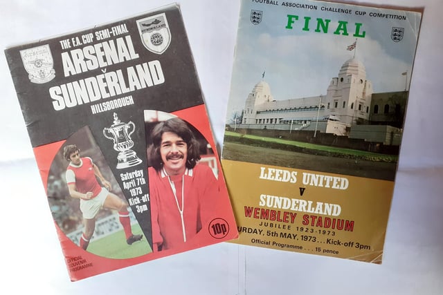 Many a Wearside household has a copy of the 1973 FA Cup final programme. Not nearly so many have one from the semi-final, a victory against Arsenal at Hillsborough. Mind, it would have set you back 10p.