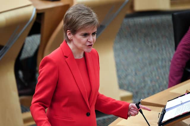Nicola Sturgeon is due to give evidence to the Scottish Parliament committee investigating the government's handling of complaints against Alex Salmond tomorrow (Picture: Andy Buchanan/pool/Getty Images)