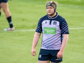 Mike Jones of Lasswade was called up by Scotland for the Under-20 Six Nations.  (Pic SNS/Scottish Rugby)