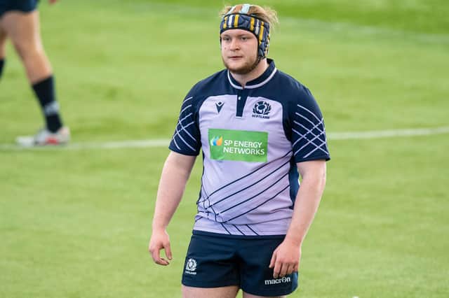 Mike Jones of Lasswade was called up by Scotland for the Under-20 Six Nations.  (Pic SNS/Scottish Rugby)