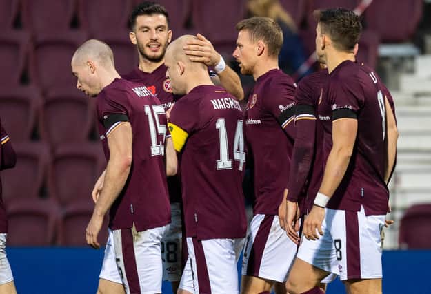 Hearts will head to East Fife looking to make it four wins from four in the Betfred Cup. Picture: SNS