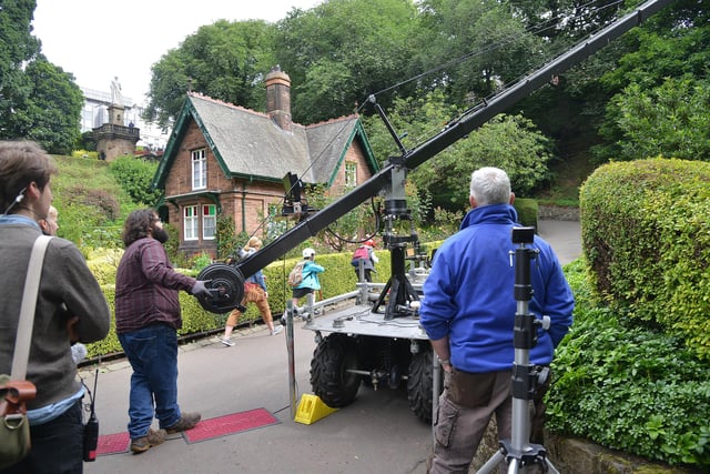 Filming in 2016 in West Princes Street Gardens of Teacup Travels, with the head gardeners cottage there used as the home of main character Great Aunt Lizzie. Teacup Travels was  broadcast on the CBeebies children's TV channel. The series was created by the TV and Film production company Plum Films. It was produced by Micky MacPherson, written by Simon Parsons and is based on an original idea by Anthony Bibby.