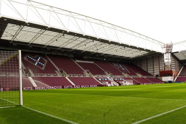 There will be two big screens built into Tynecastle Park next season, Hearts have announced. Picture: SNS