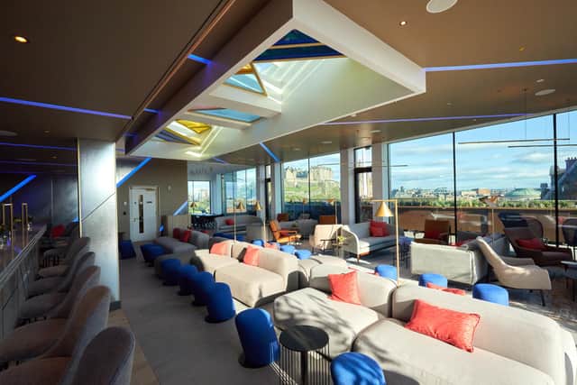 The rooftop bars will be a huge draw, with views of Edinburgh Castle.
