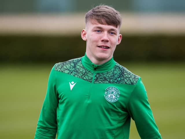 Josh O'Connor, son of ex-Hibs hero Garry, is one of a few players making a name for themselves at youth level. Picture: SNS
