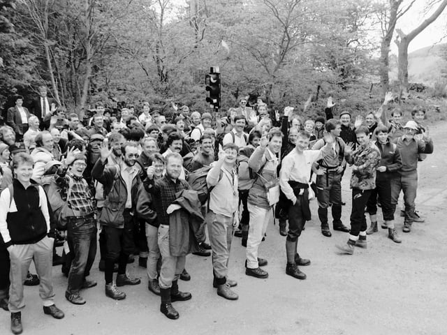 Tweed Valley Mountain Rescue walk, May 1988.