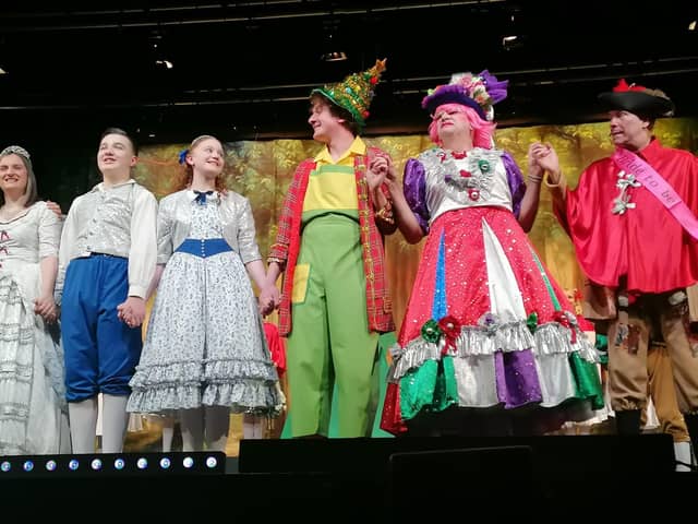 Taking a bow at Babes In The wood (Pic: Cath Ruane)