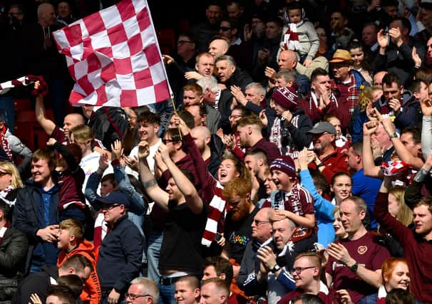 Hearts fans are on course to break Inverness' record attendance. Picture: SNS